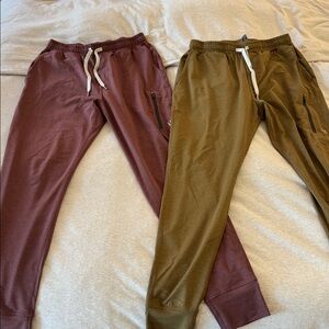 Men’s Vuori Sunday Performance Jogger - S. Set of 2.